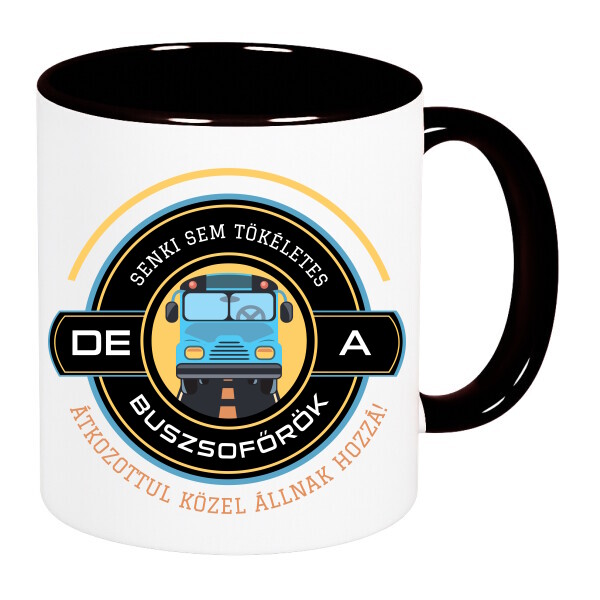 Színes fülű és belsejű bögre