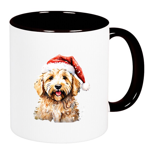 Színes fülű és belsejű bögre