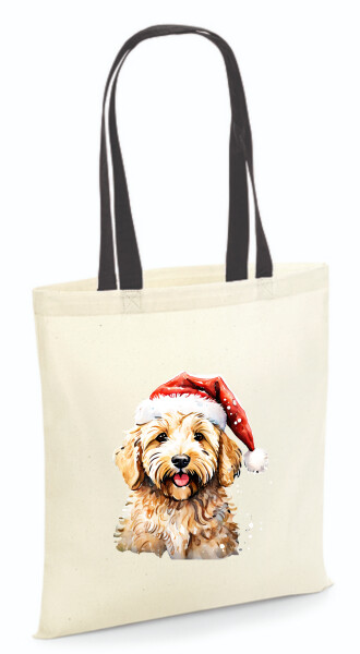 Vászontáska - színes fülű 