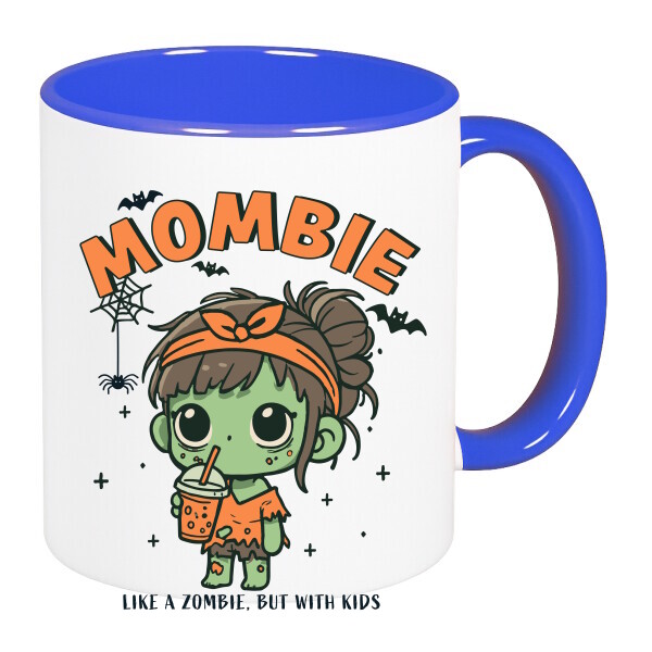 Színes fülű és belsejű bögre