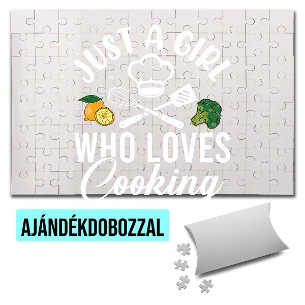 Puzzle - kirakó ajándékdobozzal