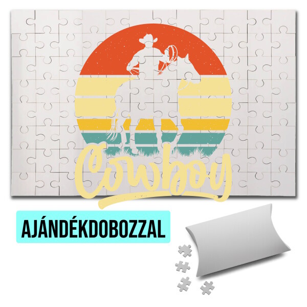 Puzzle - kirakó ajándékdobozzal