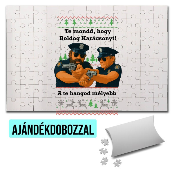 Puzzle - kirakó ajándékdobozzal