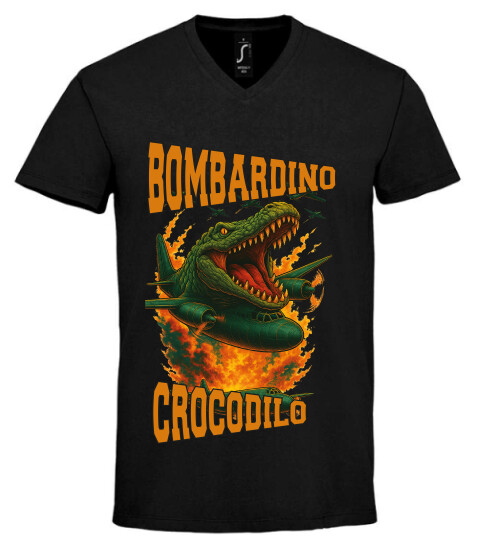 Unisex V nyakú póló