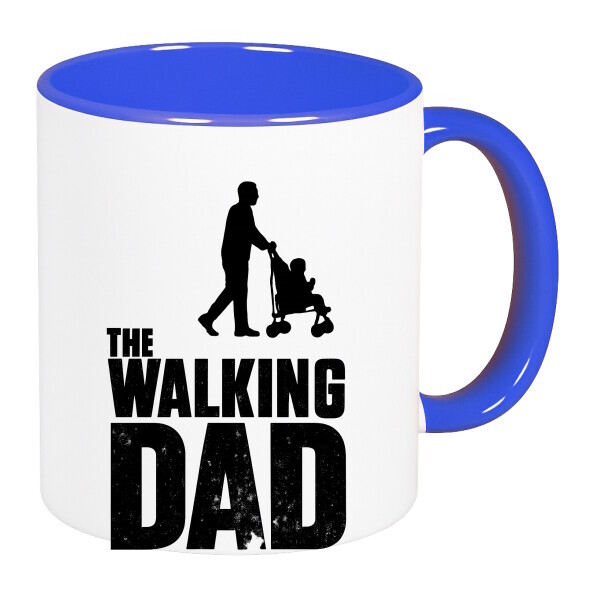 Színes fülű és belsejű bögre