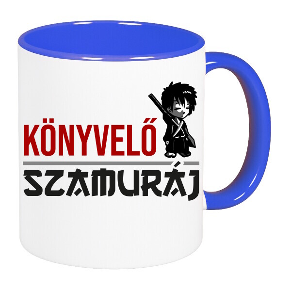 Színes fülű és belsejű bögre