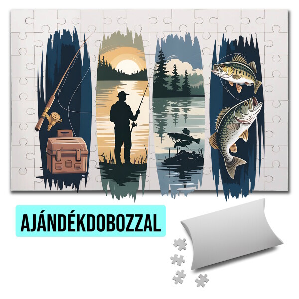 Puzzle - kirakó ajándékdobozzal