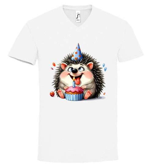 Unisex V nyakú póló