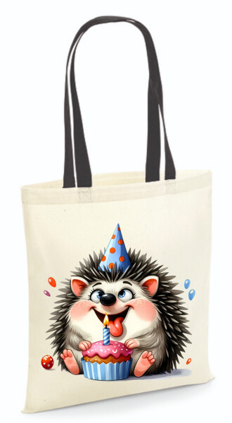 Vászontáska - színes fülű 