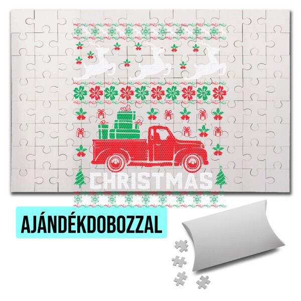Puzzle - kirakó ajándékdobozzal