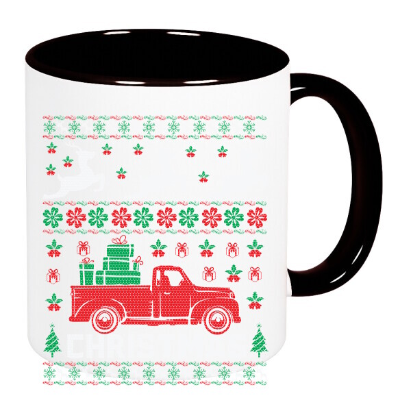 Színes fülű és belsejű bögre