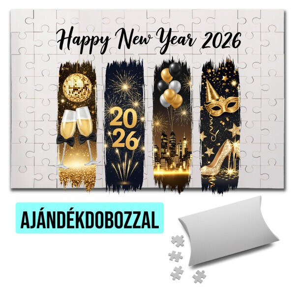 Puzzle - kirakó ajándékdobozzal