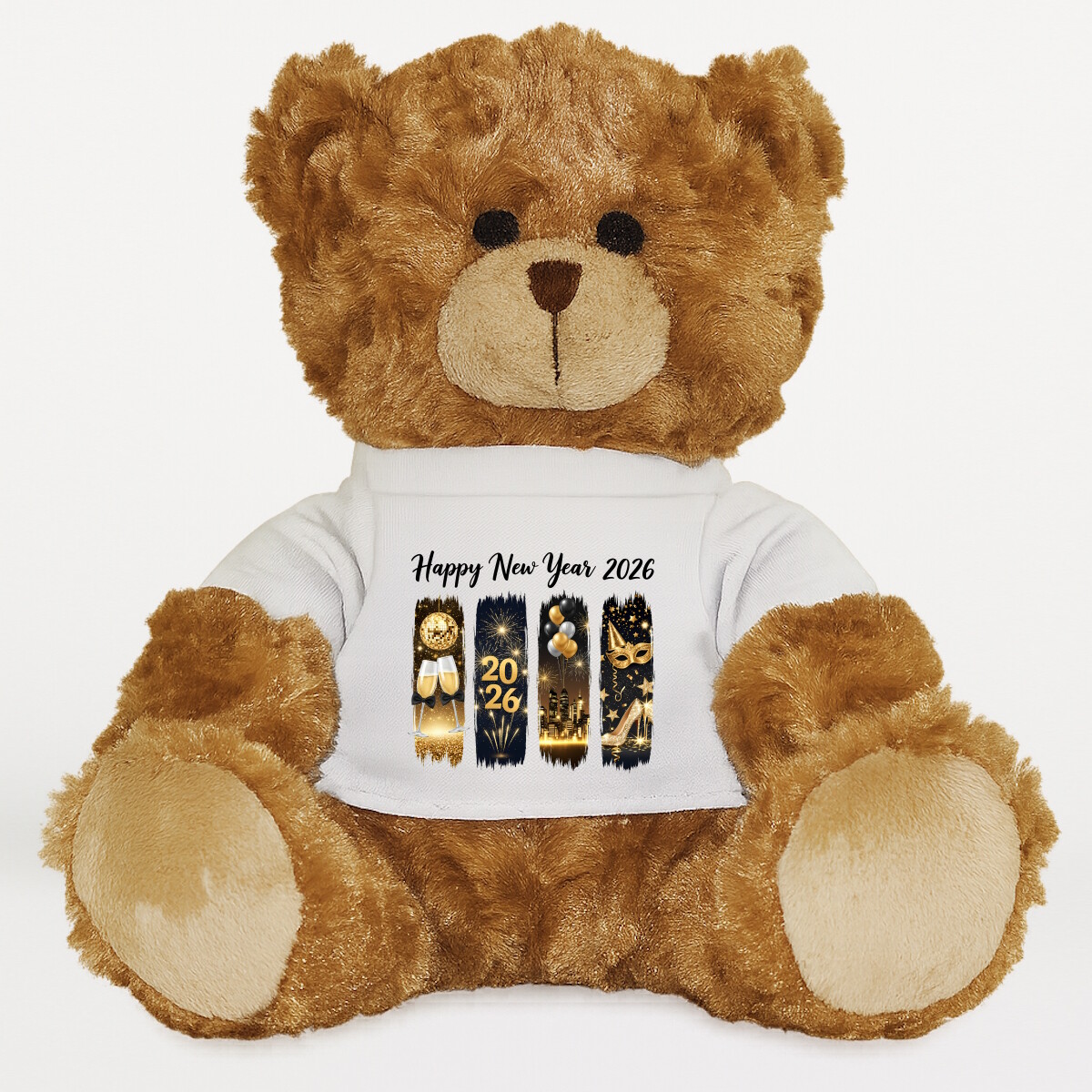 Plüssmaci egyedi pólóval