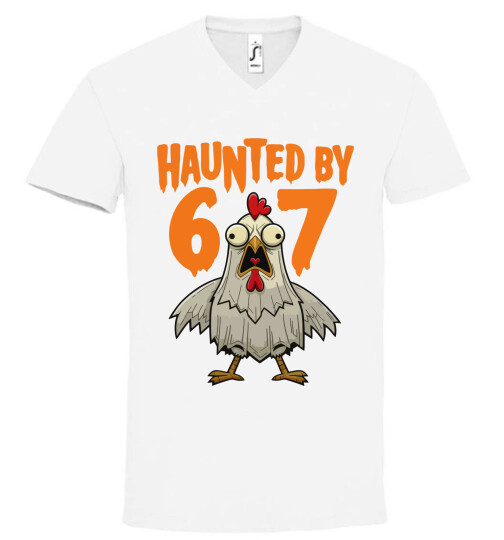 Unisex V nyakú póló