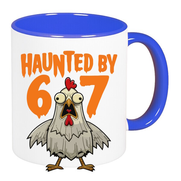 Színes fülű és belsejű bögre