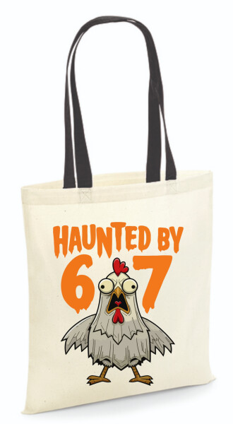 Vászontáska - színes fülű 