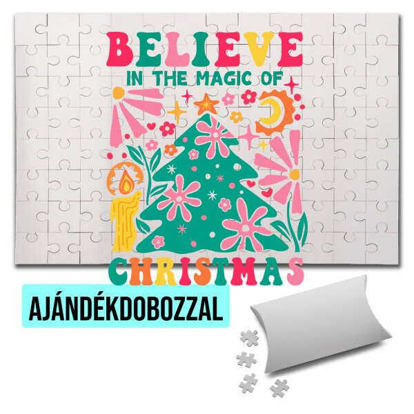 Puzzle - kirakó ajándékdobozzal
