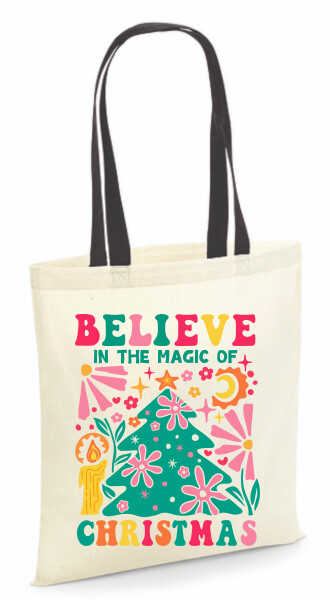 Vászontáska - színes fülű 