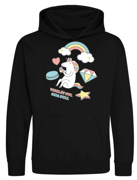 Kapucnis belebújós gyerek pulóver