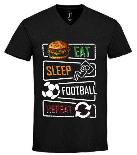 Unisex V nyakú póló