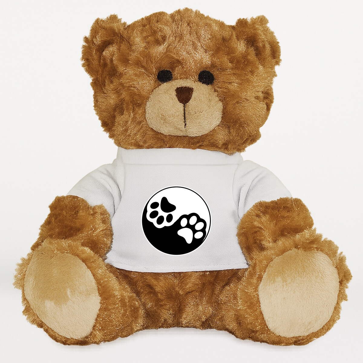 Plüssmaci egyedi pólóval
