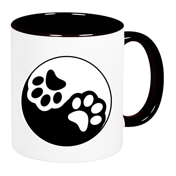 Színes fülű és belsejű bögre