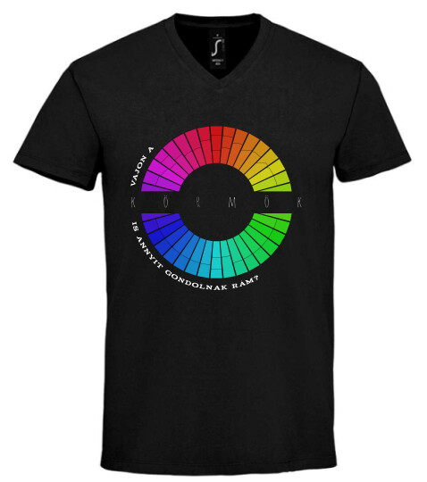 Unisex V nyakú póló