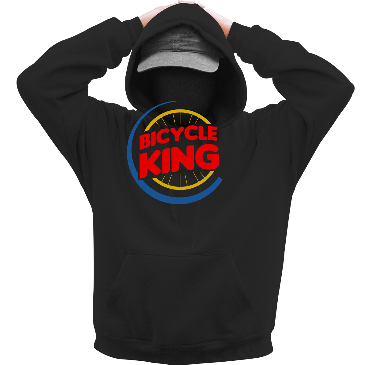 Kapucnis belebújós pulóver