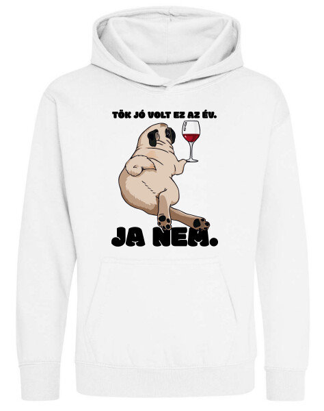 Kapucnis belebújós gyerek pulóver