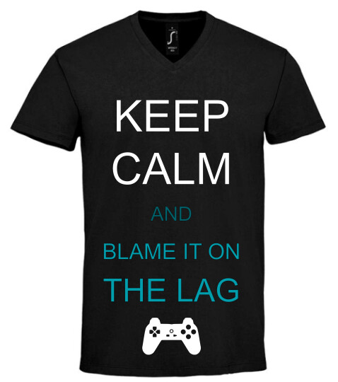 Unisex V nyakú póló