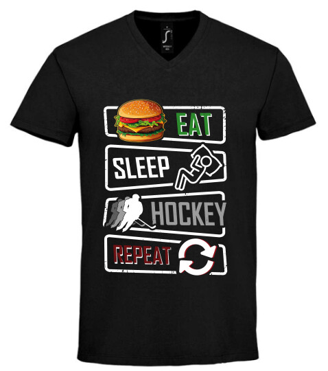 Unisex V nyakú póló