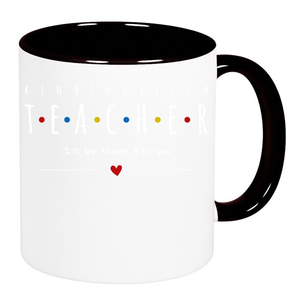 Színes fülű és belsejű bögre