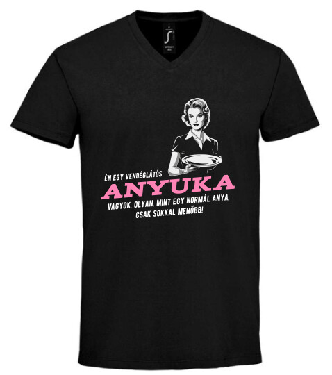 Unisex V nyakú póló