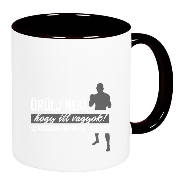 Színes fülű és belsejű bögre