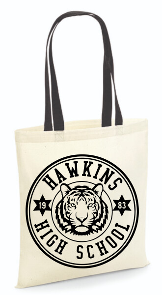 Vászontáska - színes fülű 