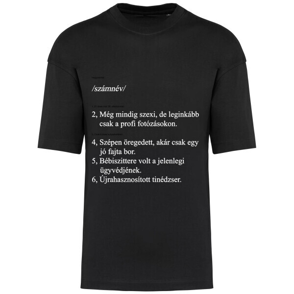 Prémium oversized unisex póló