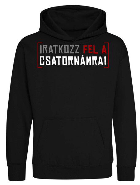 Kapucnis belebújós gyerek pulóver