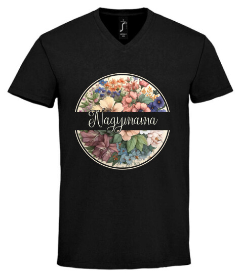 Unisex V nyakú póló