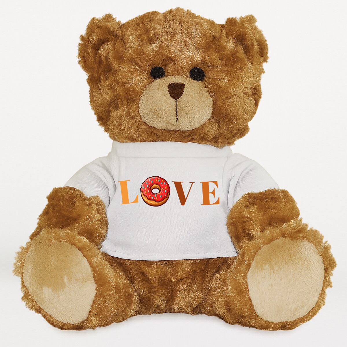 Plüssmaci egyedi pólóval