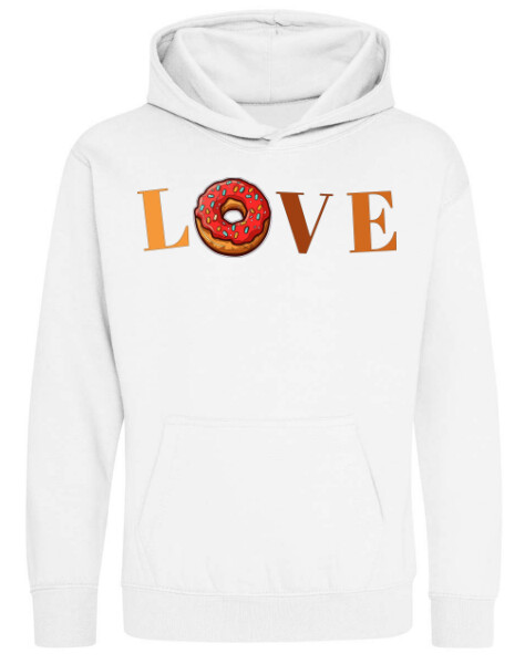 Kapucnis belebújós gyerek pulóver