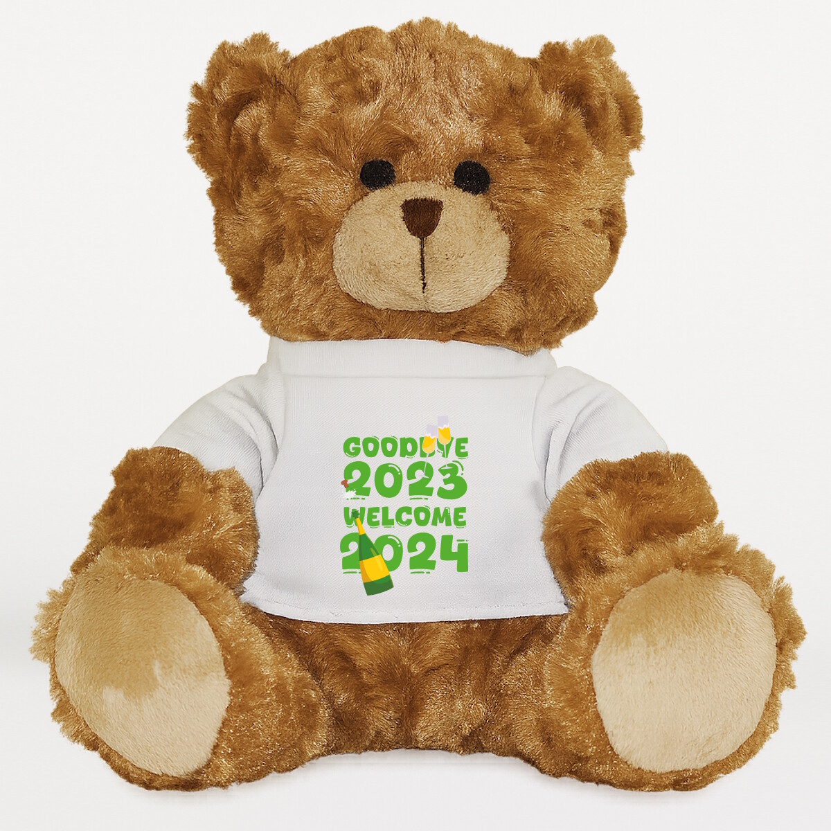 Plüssmaci egyedi pólóval