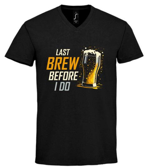 Unisex V nyakú póló