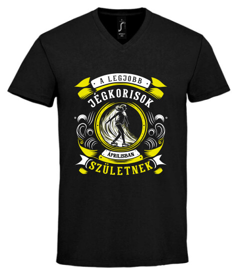 Unisex V nyakú póló
