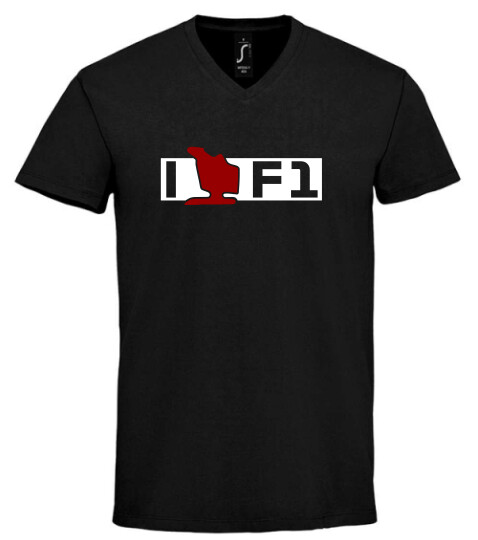 Unisex V nyakú póló