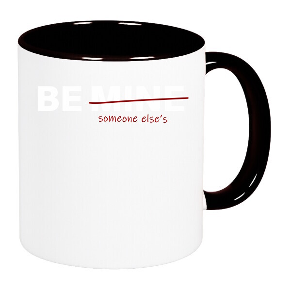 Színes fülű és belsejű bögre