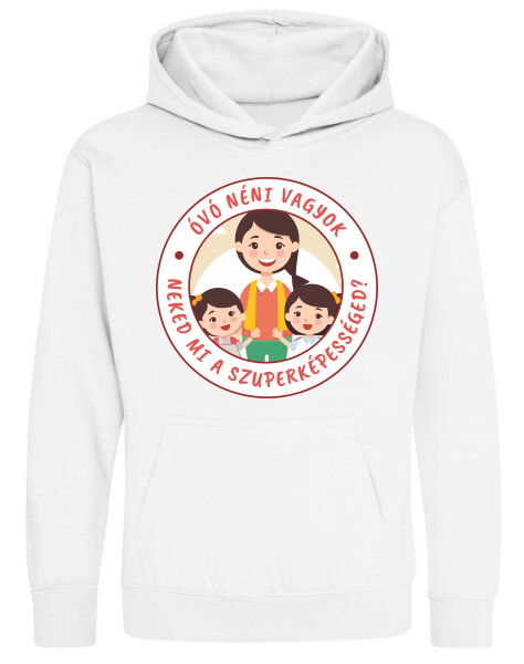 Kapucnis belebújós gyerek pulóver