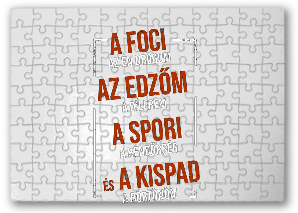 A foci, az edző, a spori, a kispad