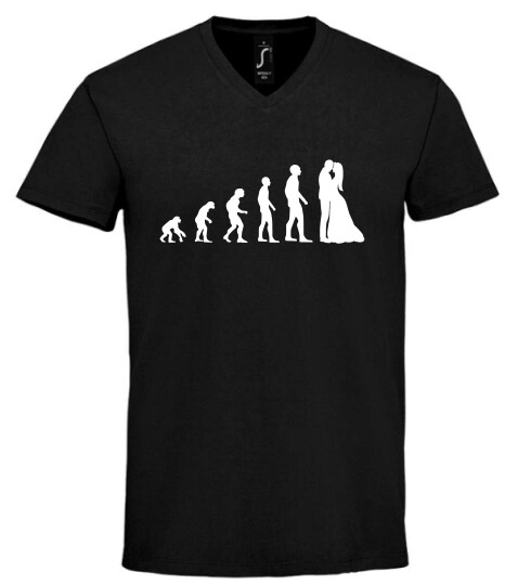 Unisex V nyakú póló