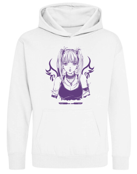 Kapucnis belebújós gyerek pulóver