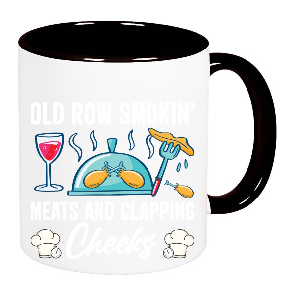 Színes fülű és belsejű bögre